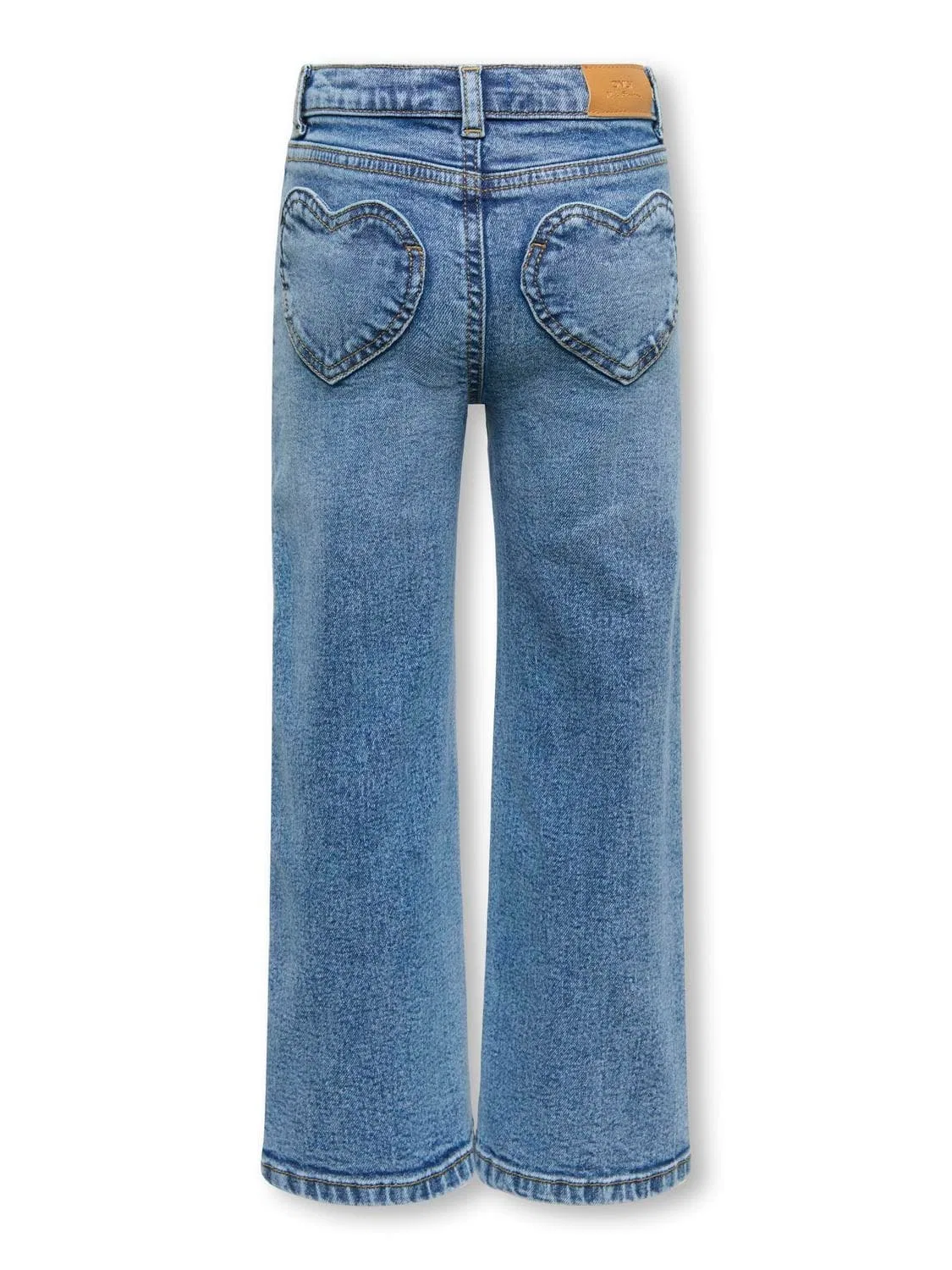 Джинсы широкие Kmgjuicy Mini Kids Only, синий — фото 4