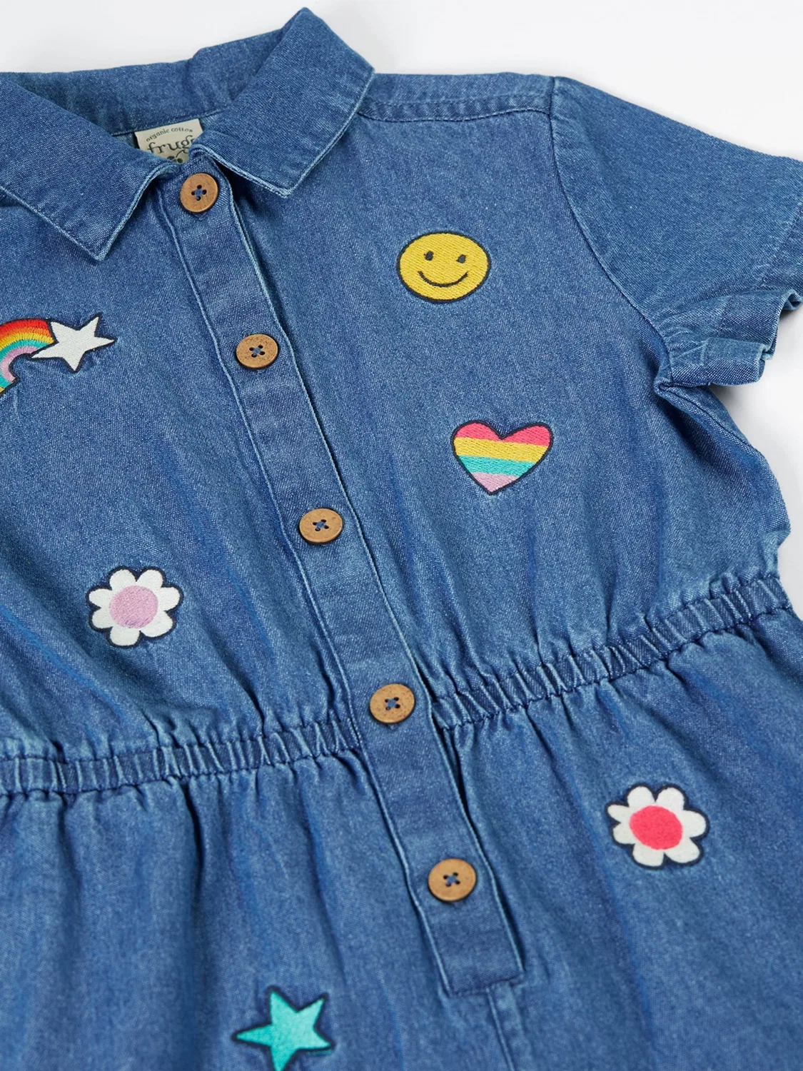 Комбинезон джинсовый Imogen Frugi, синий — фото 4