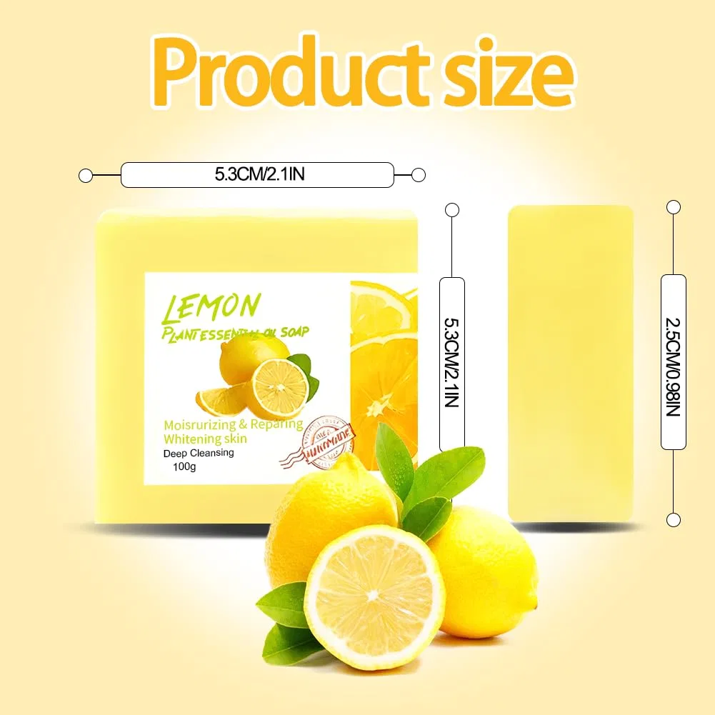 Мыло твердое Lemon Soap, LOPHE, 100 г, Lemon soap 100g — фото 2