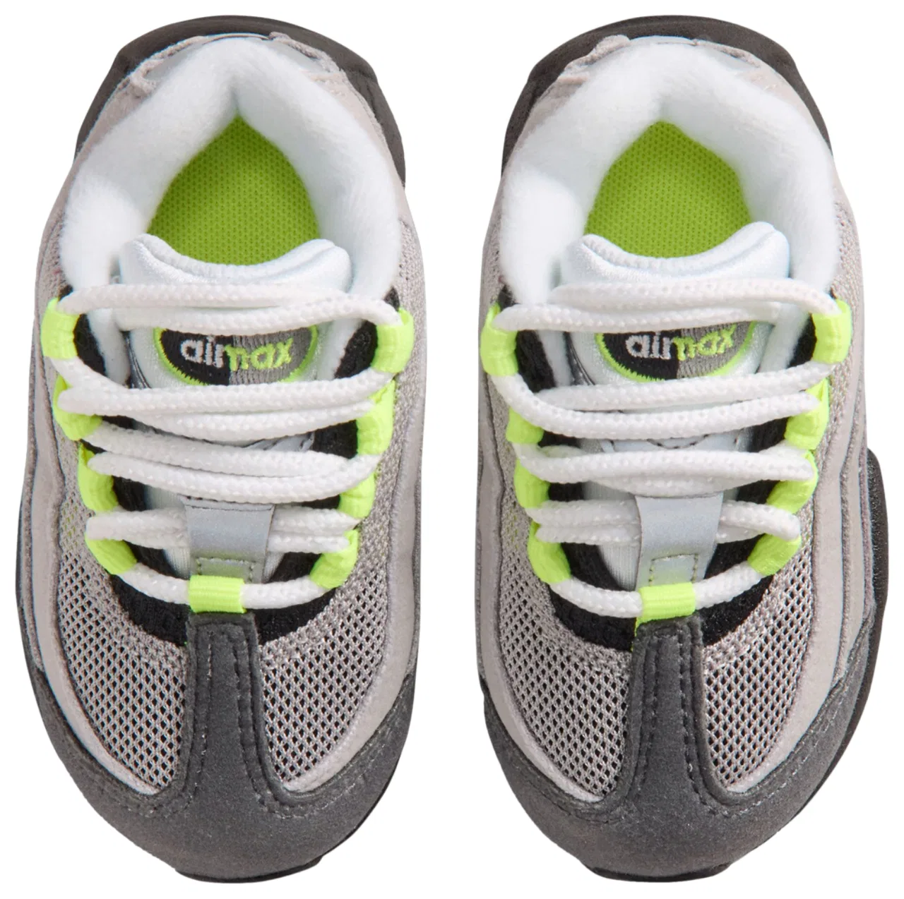 Кроссовки для мальчиков Air Max 95 Nike, цвет Anthracite/Black/Neon Yellow — фото 4