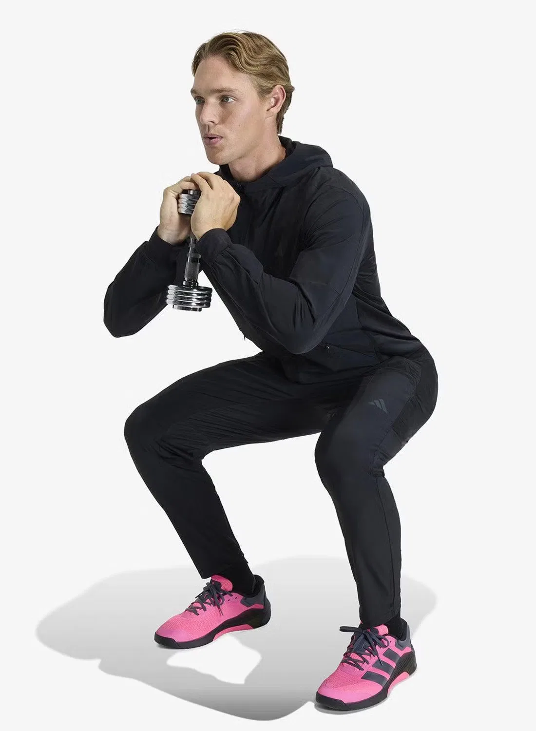 Джоггеры тренировочные с зауженным кроем D4T Adidas, черный — фото 3