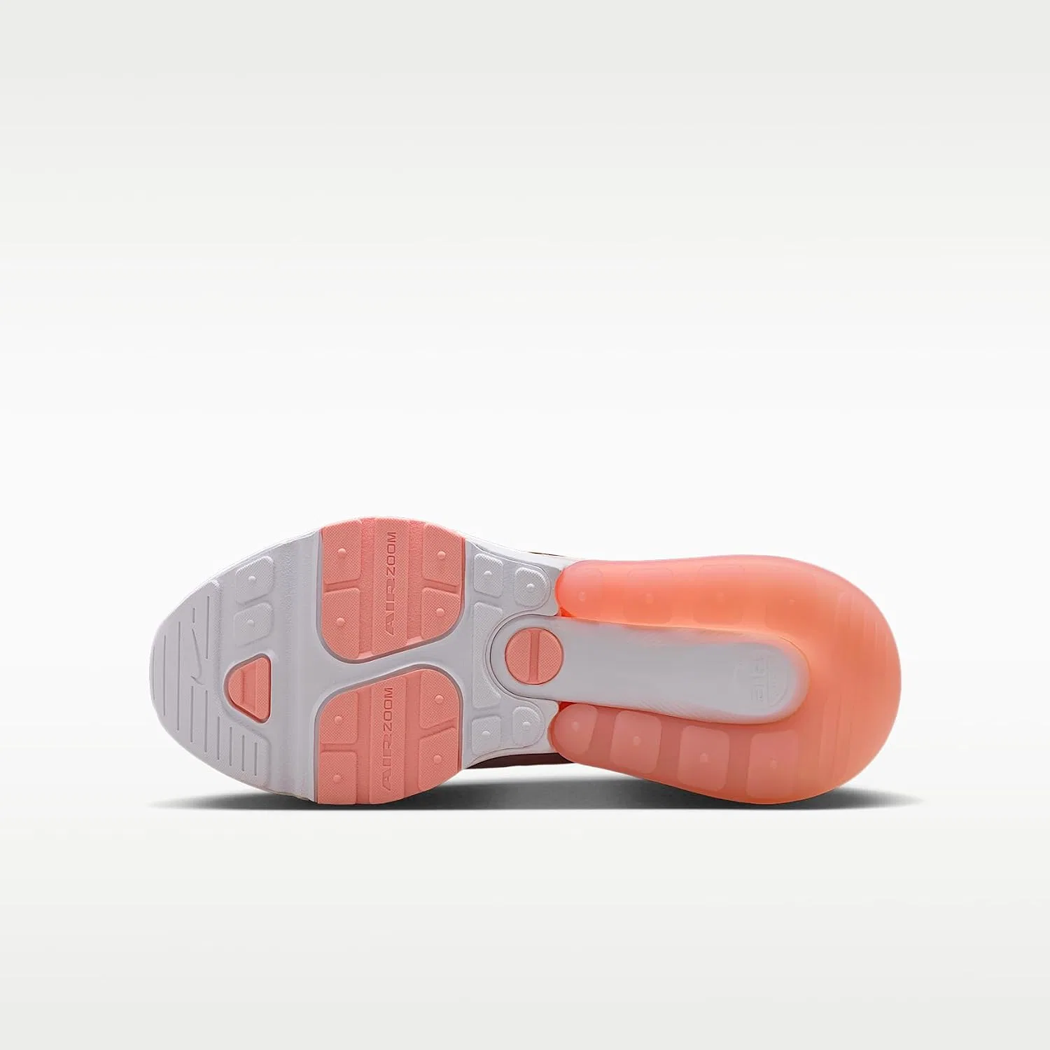 Детские кроссовки для мальчиков Air Max 270 Premium Nike, Silt Red/White/Washed Coral/Tangerine Tint — фото 2