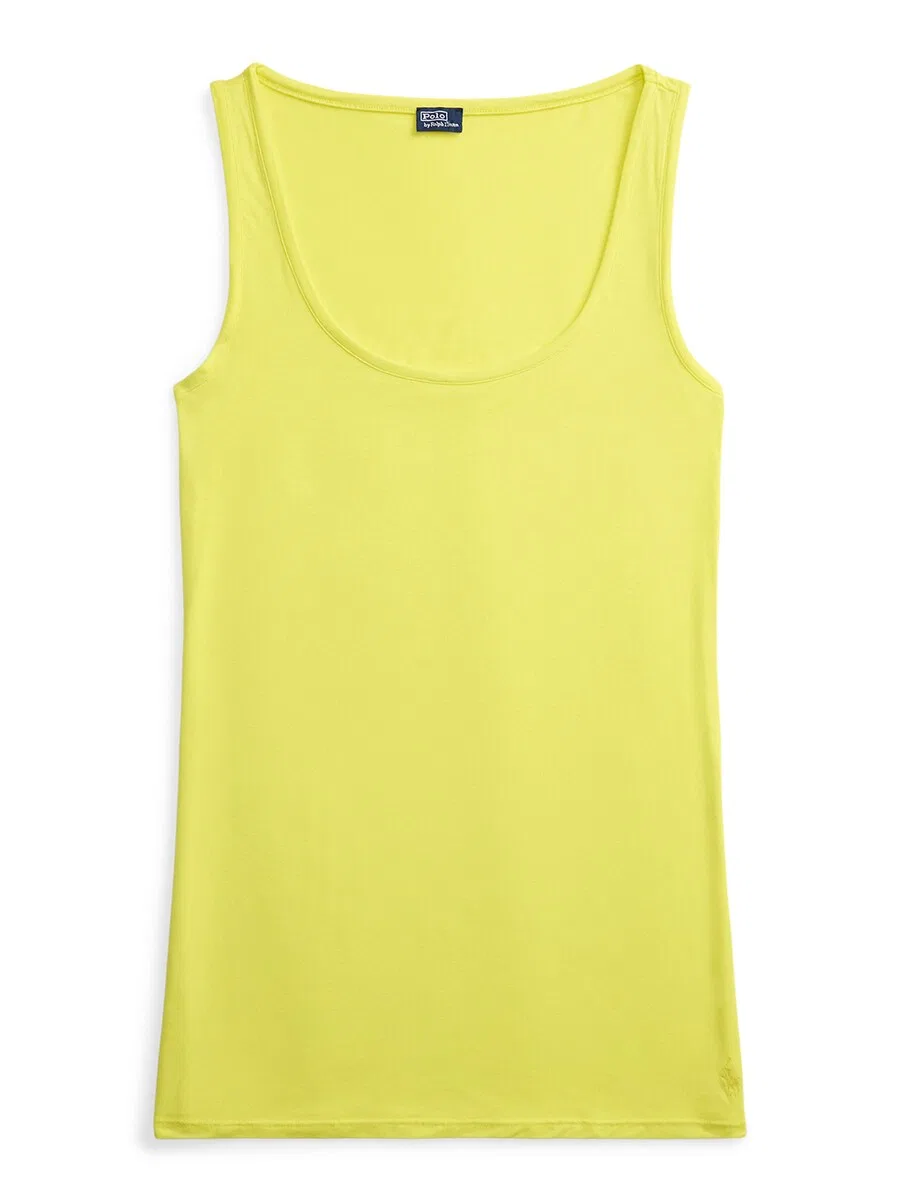 Топ Polo Ralph Lauren 'Midnight Sheer' желтого и неоново-желтого цвета