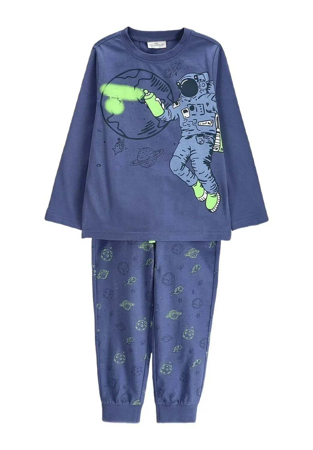 Детский пижамный комплект - пижамный комплект Coccodrillo, Blue