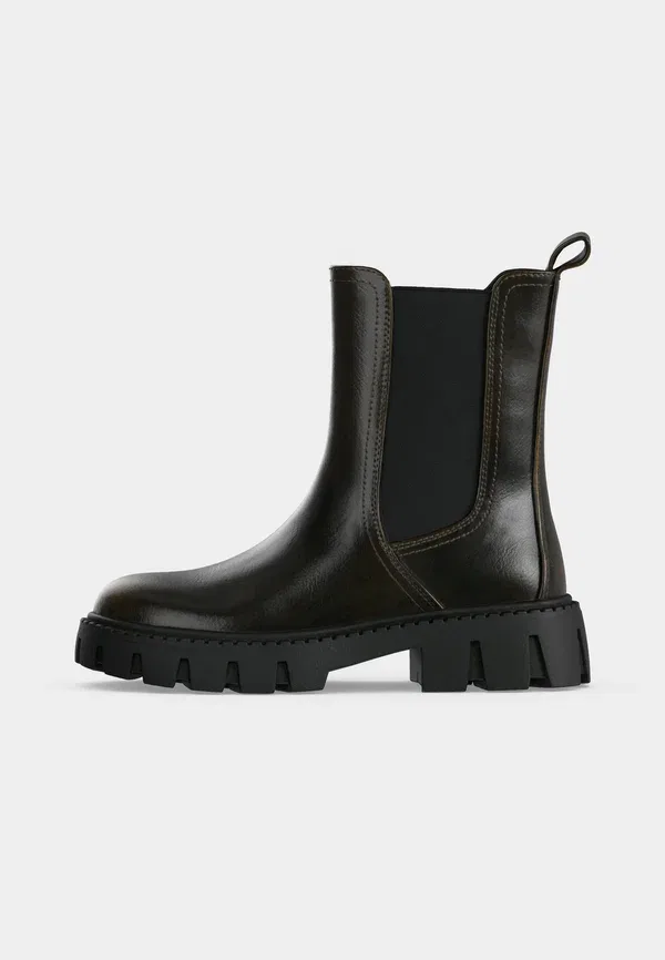 Ботинки из искусственной кожи Yourturn Kids Dark brown, темно-коричневый — фото 2
