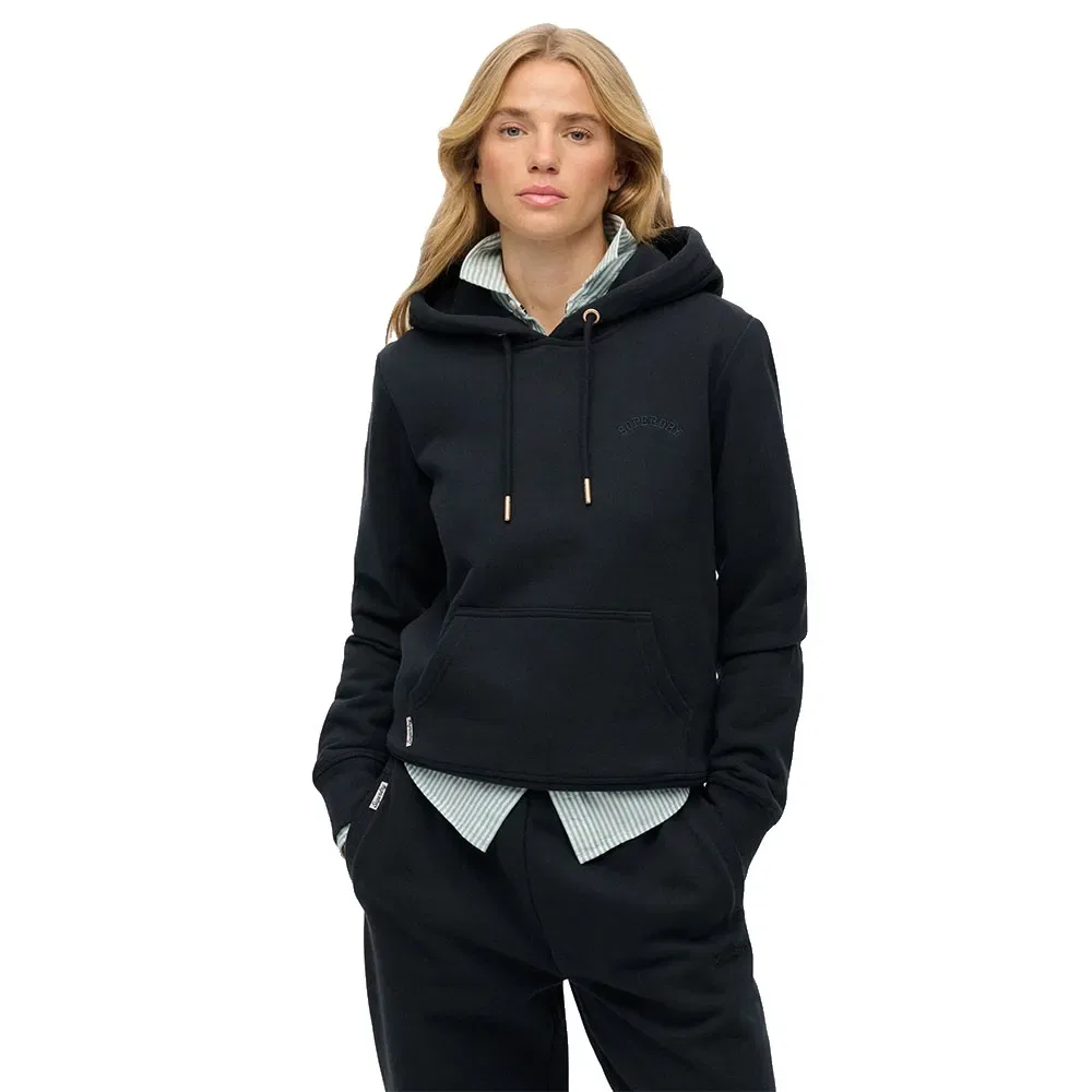 Худи Essential Logo Embroidered Superdry, черный