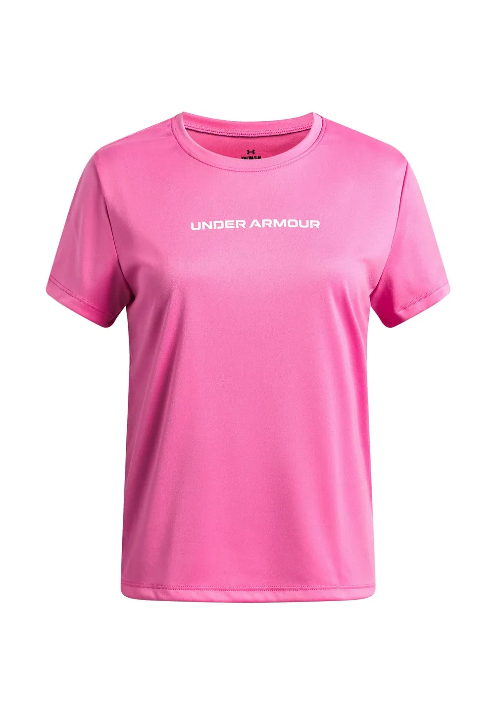 Футболка с фирменным принтом в стиле технологичной индустрии Under Armour, Pink Frenzy