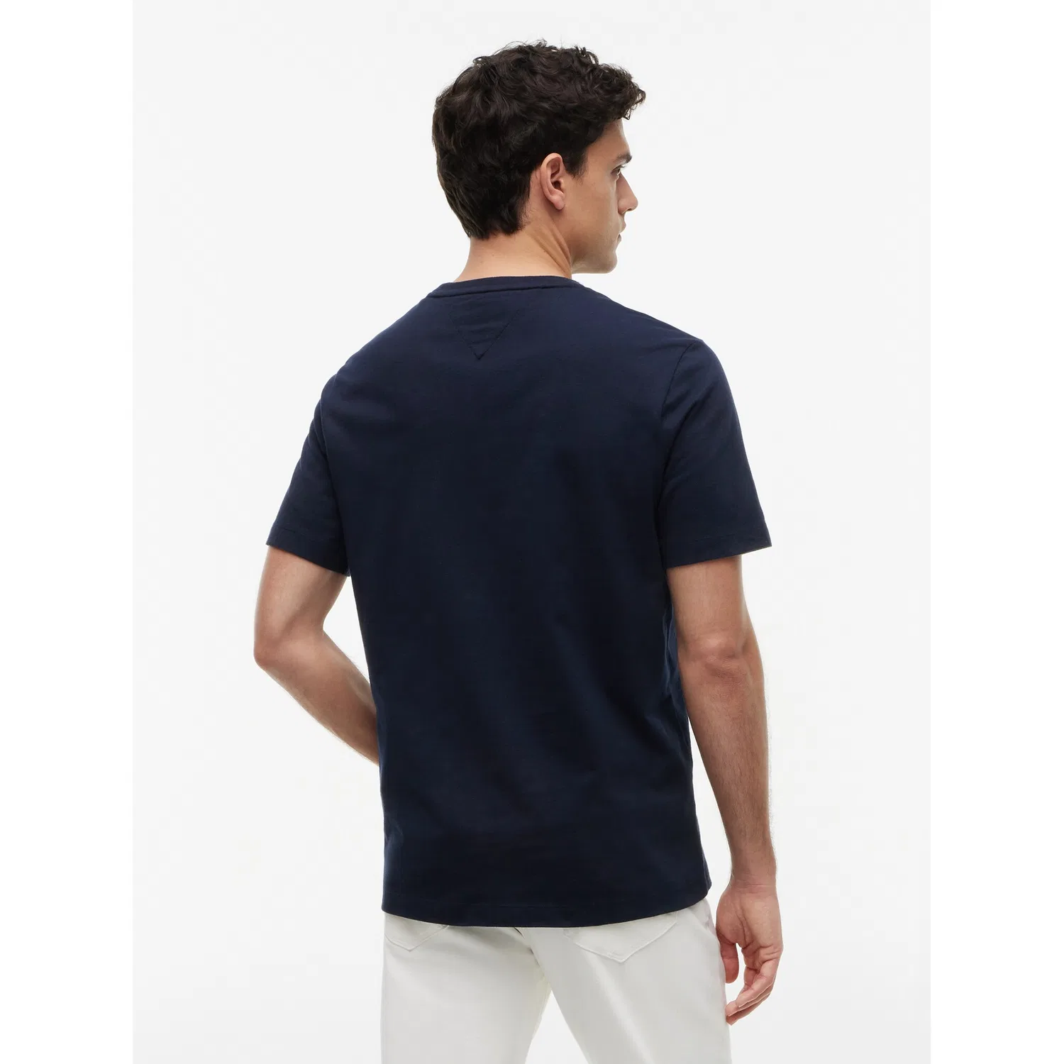 Мужская хлопковая футболка Regular Fit Tommy Hilfiger, Desert Sky — фото 3