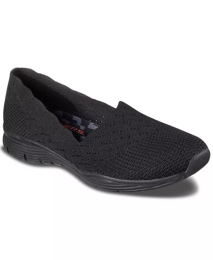 

Wide Seager — повседневные кроссовки без шнуровки Stat широкой ширины от Finish Line Skechers