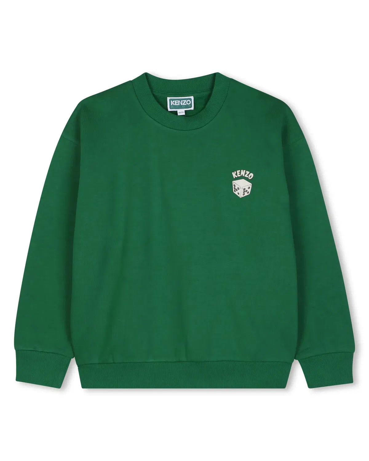 Детская худи для мальчиков с принтом Kenzo Kids, Kaki