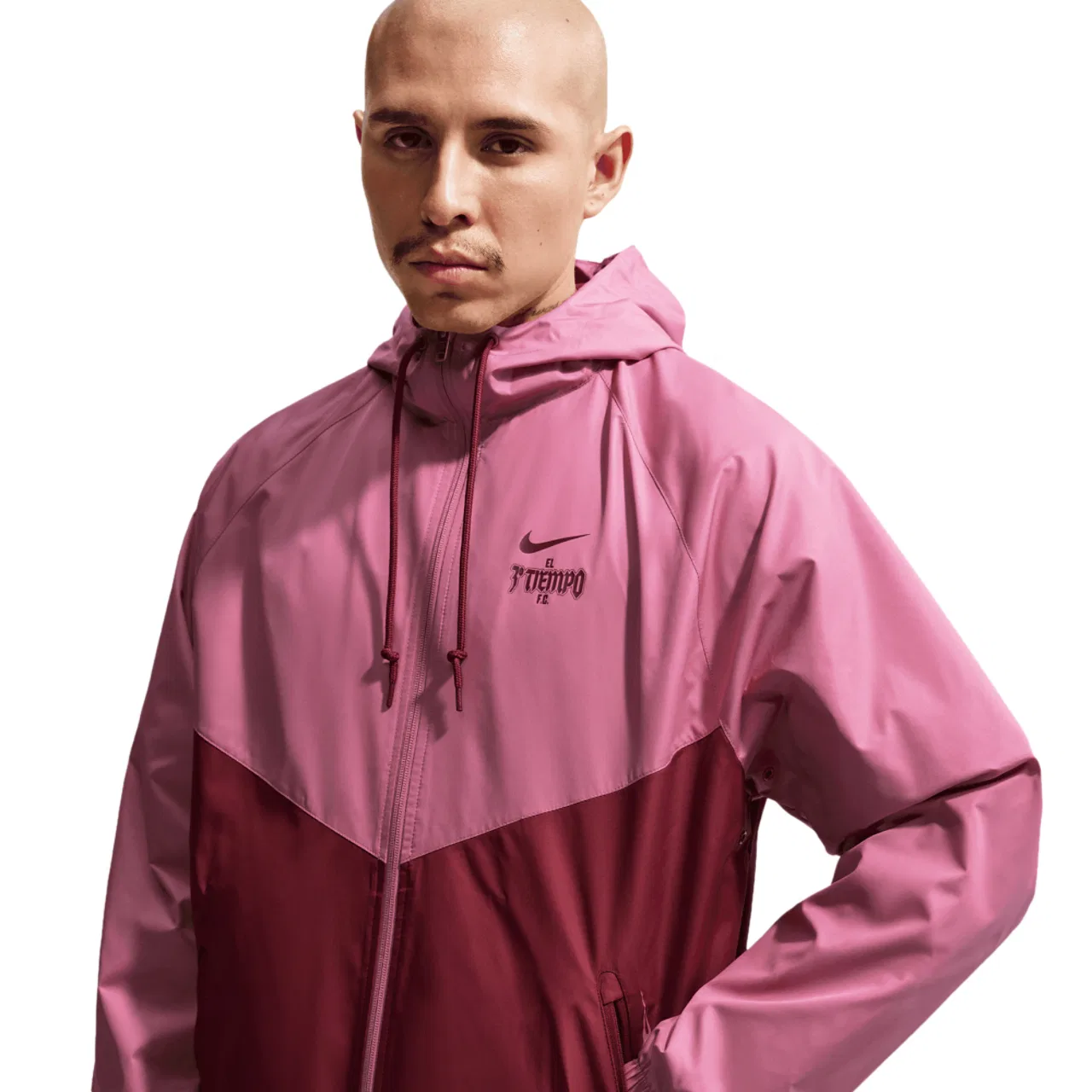 Мужская куртка Windrunner Nike, цвет White/Red — фото 3
