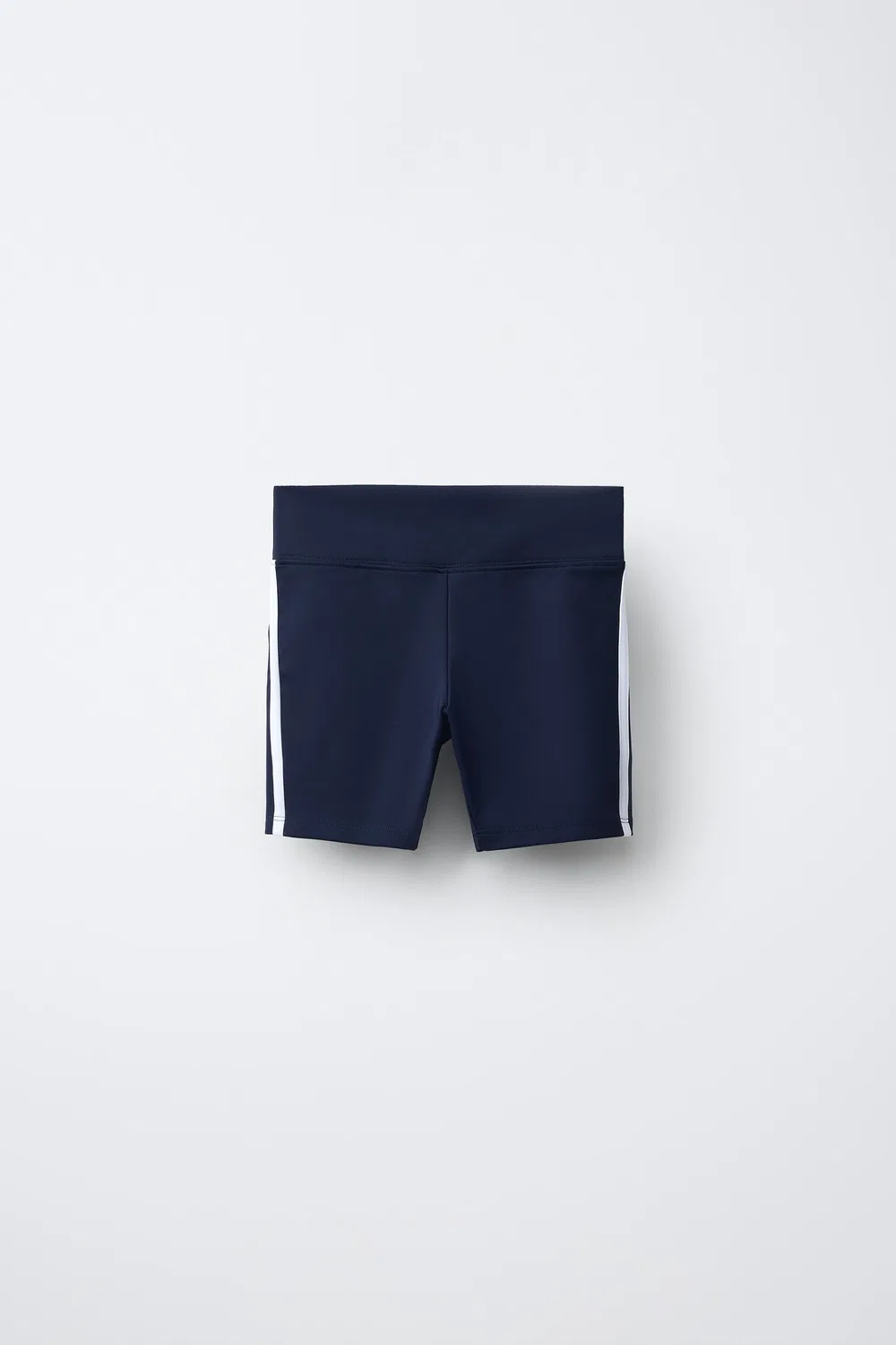 Спортивные велосипедные леггинсы с боковыми полосами ZARA, Navy Blue