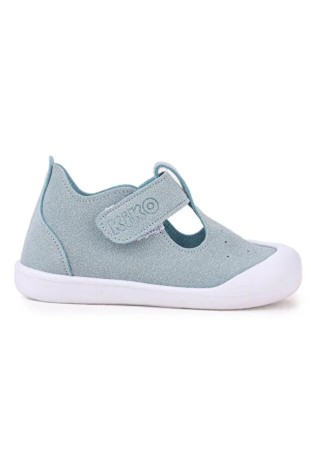 Детские повседневные туфли для девочек с липучкой Elroy first step Kiko Kids, Baby Blue — фото 4
