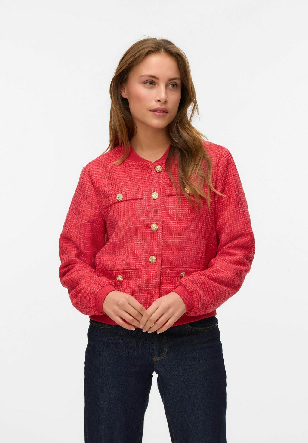 

Куртка-бомбер VMCLAIRE Vero Moda, красный