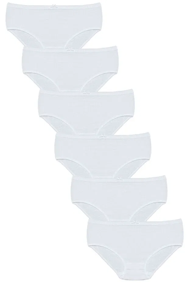 Детские трусы для девочек хлопковые Basics Onurel, White — фото 4