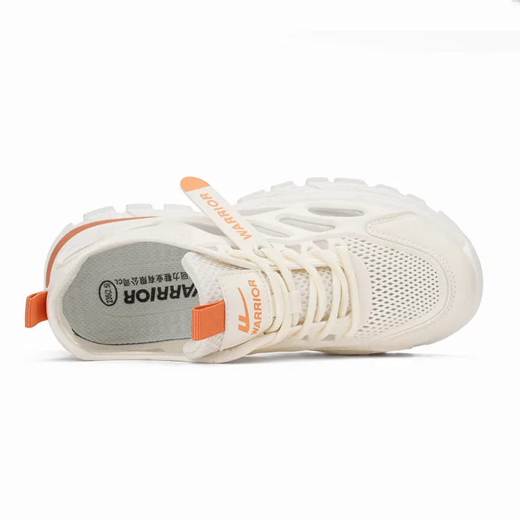 Детские кроссовки с толстой подошвой Low top Chunky Sneakers WARRIOR, Beige Orange — фото 3