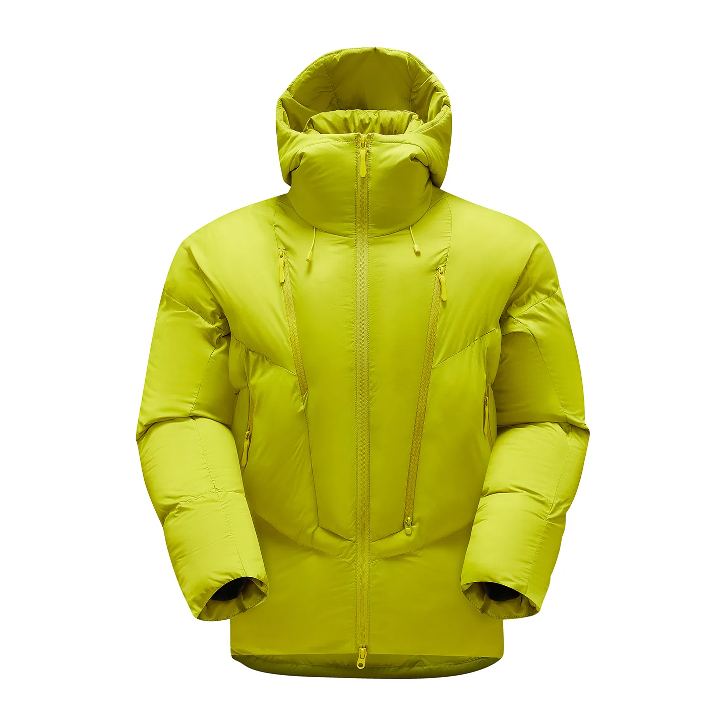 Детский пуховик с капюшоном, утепленный, прямого кроя JEEP SPIRIT, Neon Green