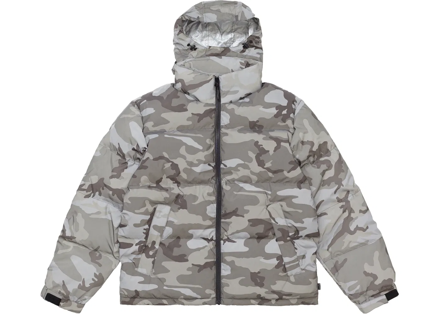 Мужская куртка с принтом Supreme Reflective Camo Down Jacket, Snow Camo — фото 3