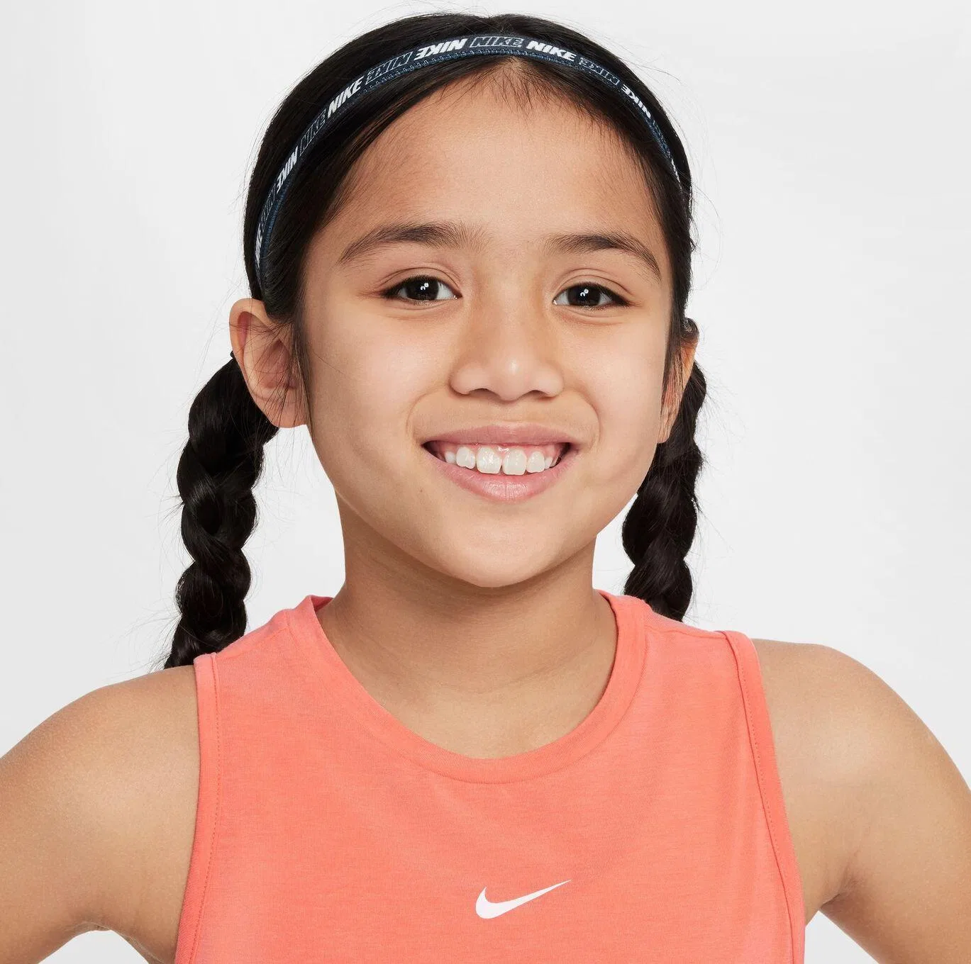 Детский топ без рукавов Nike Dri-Fit Pro Tank-Top, Роза — фото 3
