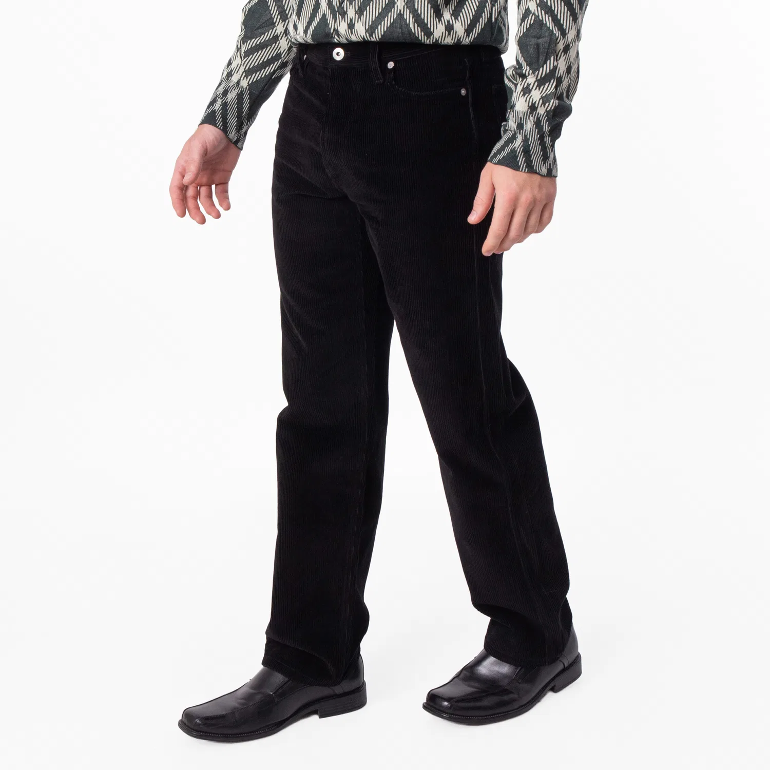 Брюки из вельвета 5 карманов 5-Pocket Corduroy Cotton Pants Burberry, Black