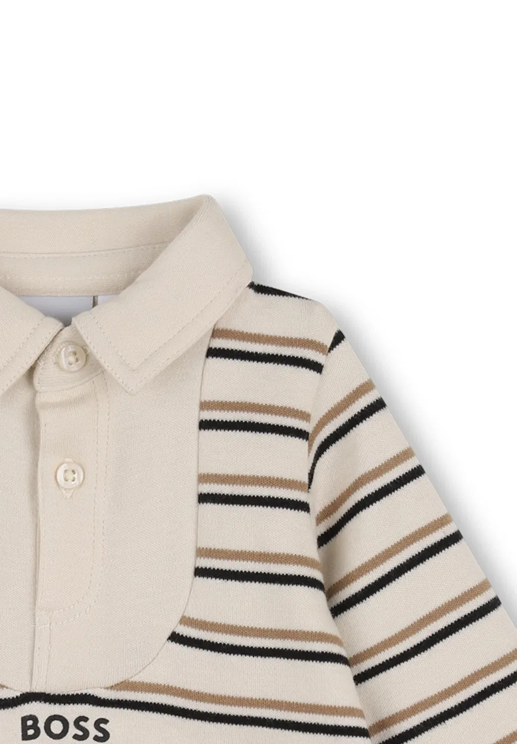 Комбинезончик "Все в одном" для малыша Boss Kidswear, New Beige — фото 3