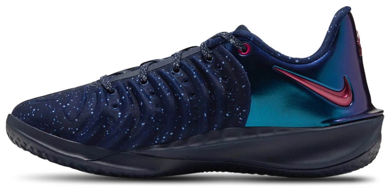 Детские баскетбольные кроссовки Nike G.T. Cut 4, Multi College Navy Fireberry — фото 2