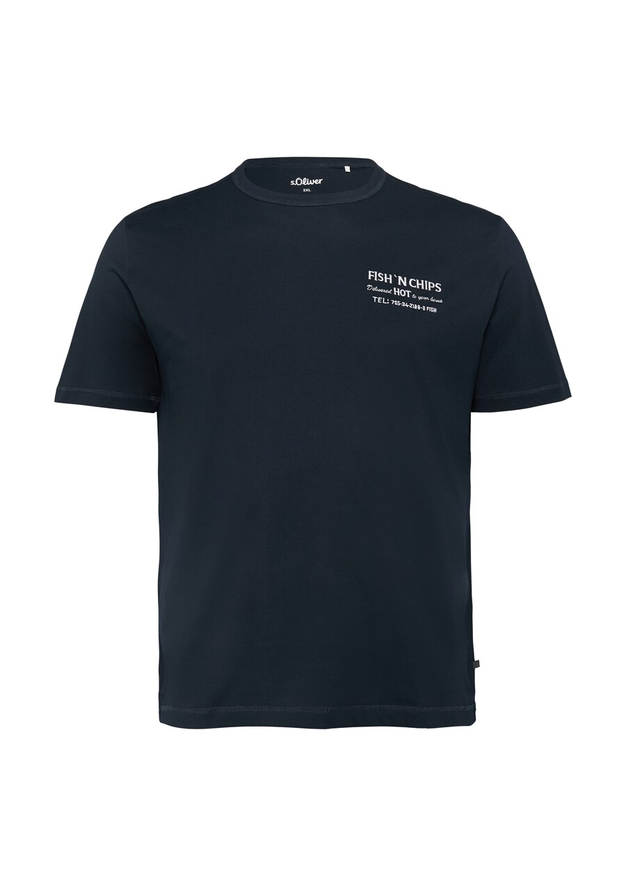 

Классическая футболка s.Oliver Shirt, темно-синий