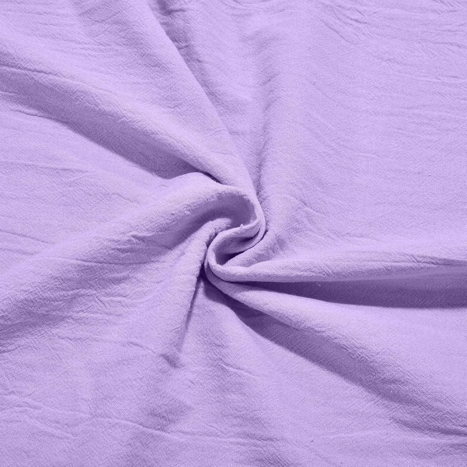 Мужская свободная рубашка с длинным рукавом Mens Linen Shirts-0127, Purple — фото 4
