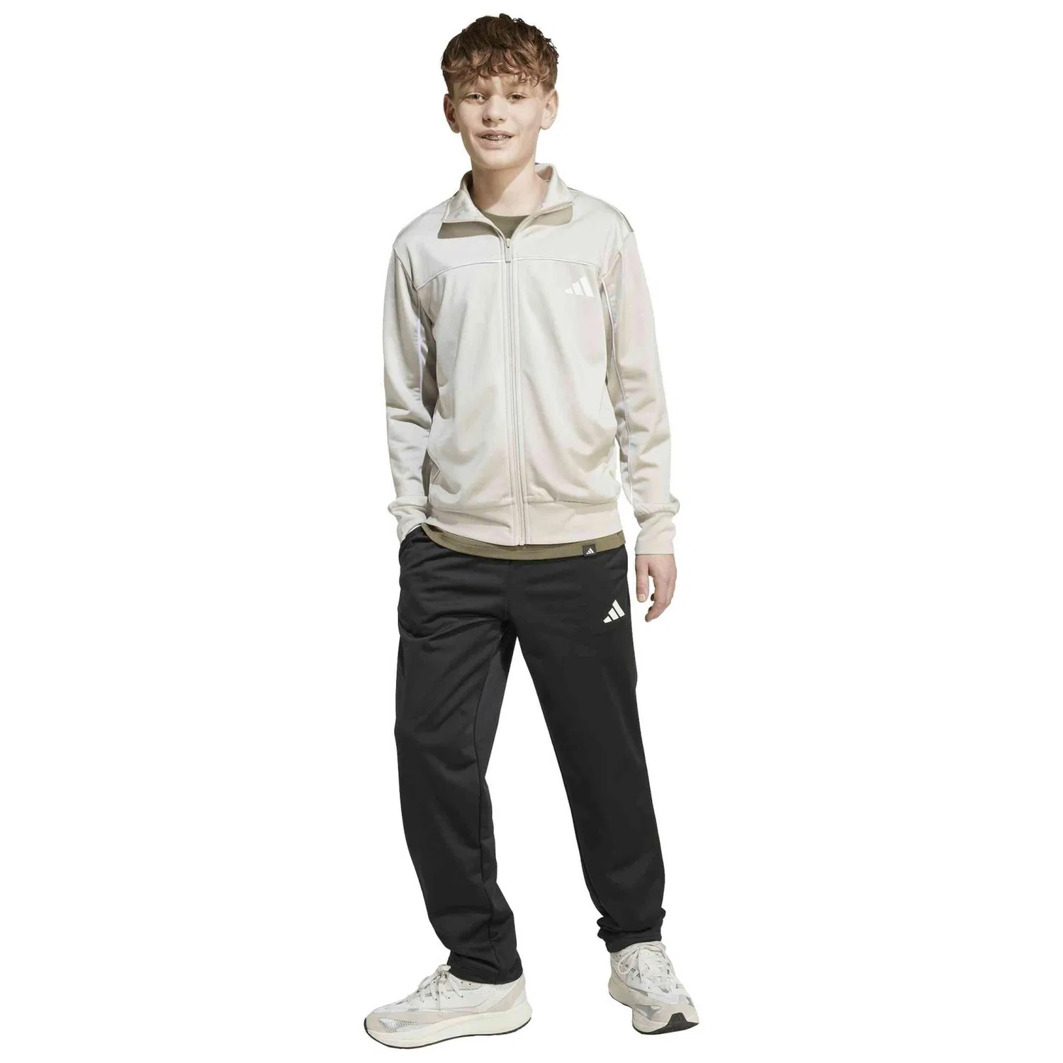 Детский спортивный костюм с воротником-стойкой Colour Pop TR TS Adidas, Grau — фото 3