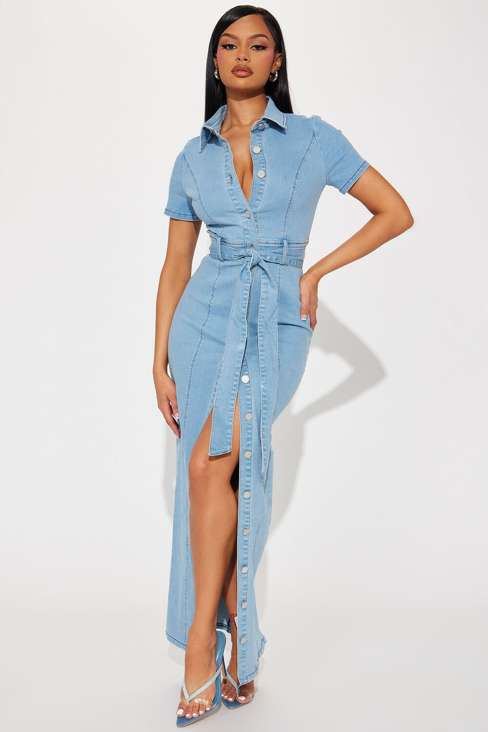 

Платье Fashion Nova CAD1001SH, синий