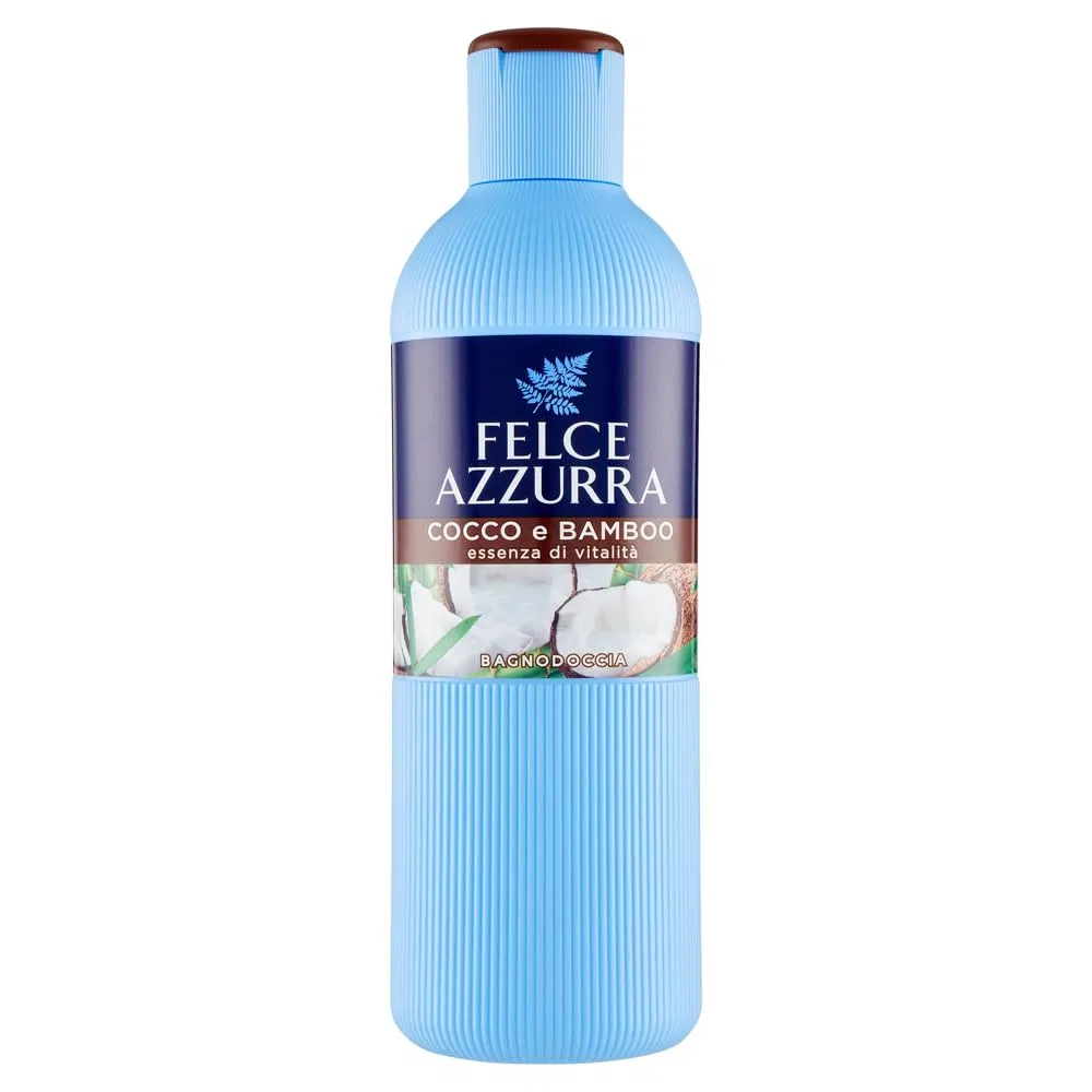 Гель для душа Coconut and Bamboo, Felce Azzurra, набор 12 шт, 650 мл — фото 2