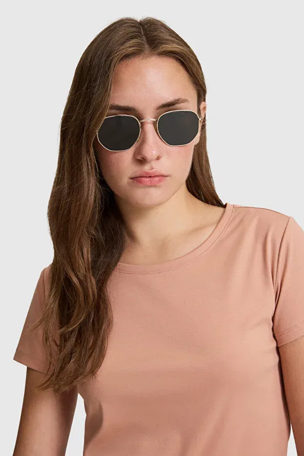 Женская футболка с круглым вырезом U.S. Polo Assn., Powder — фото 2