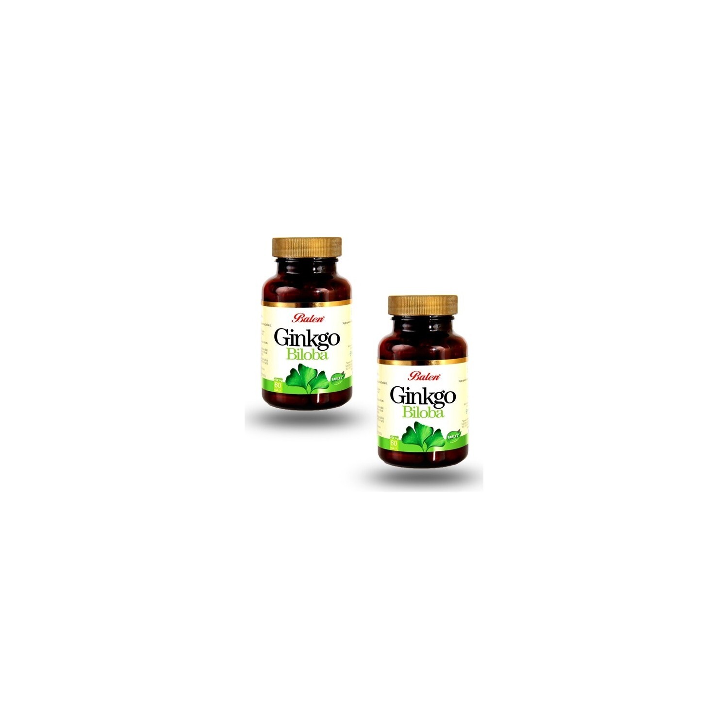 

Активная добавка Balen Ginkgo Biloba, 60 капсул, 2 штуки