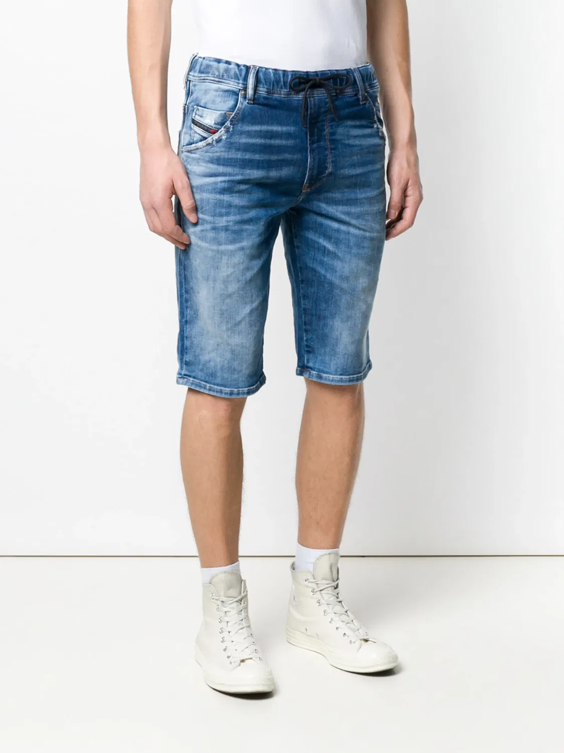 Джинсовые шорты JoggJeans синие Diesel, синий — фото 3