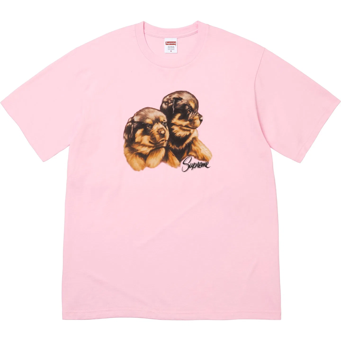 Футболка унисекс с круглым вырезом FW26 Supreme, Light Pink
