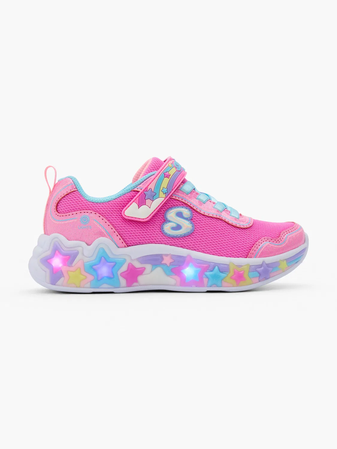 Детские кроссовки со светодиодами Skechers ETERNAL HEARTLIGHTS, розовый