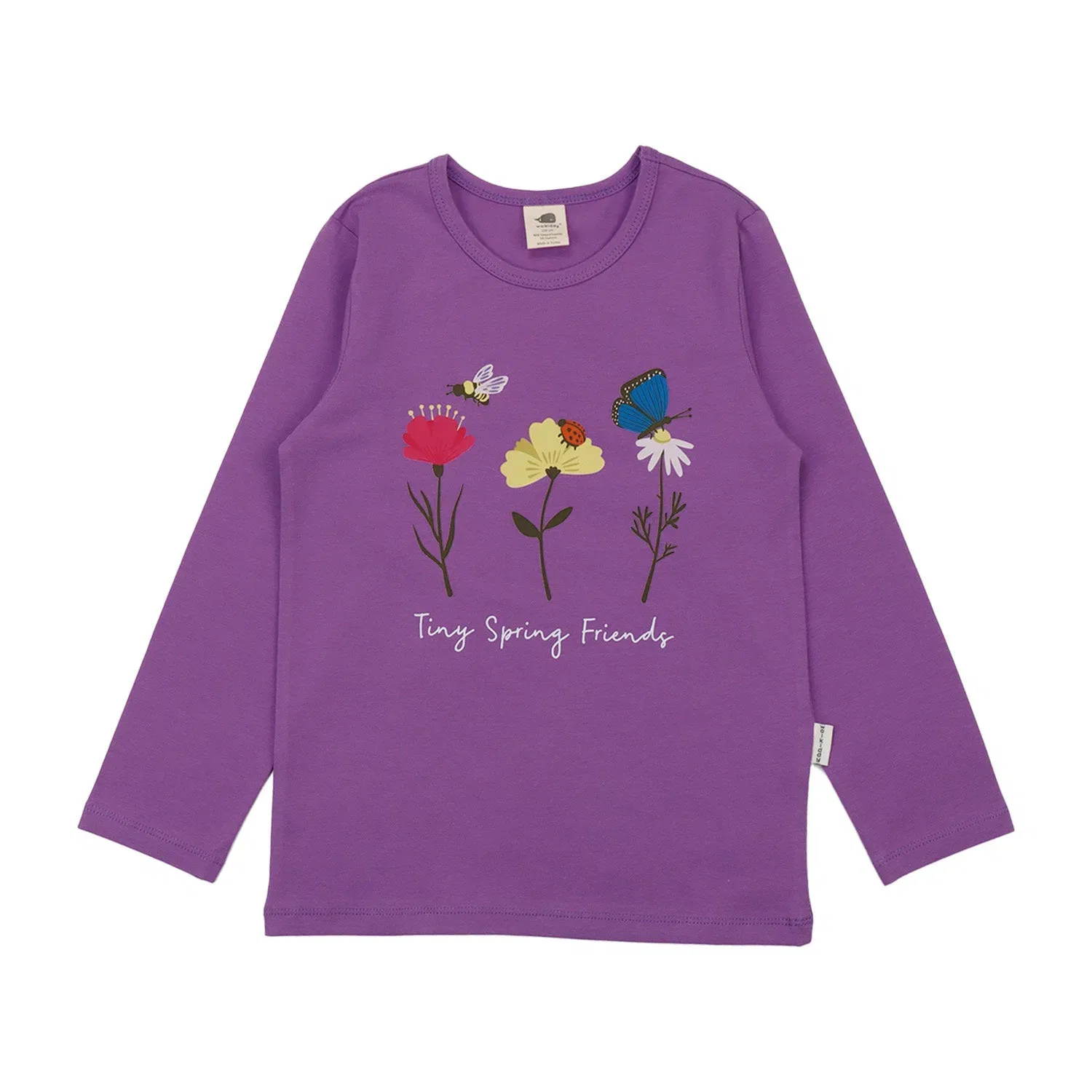 Лонгслив с принтом Flower Garden Walkiddy, цветочный