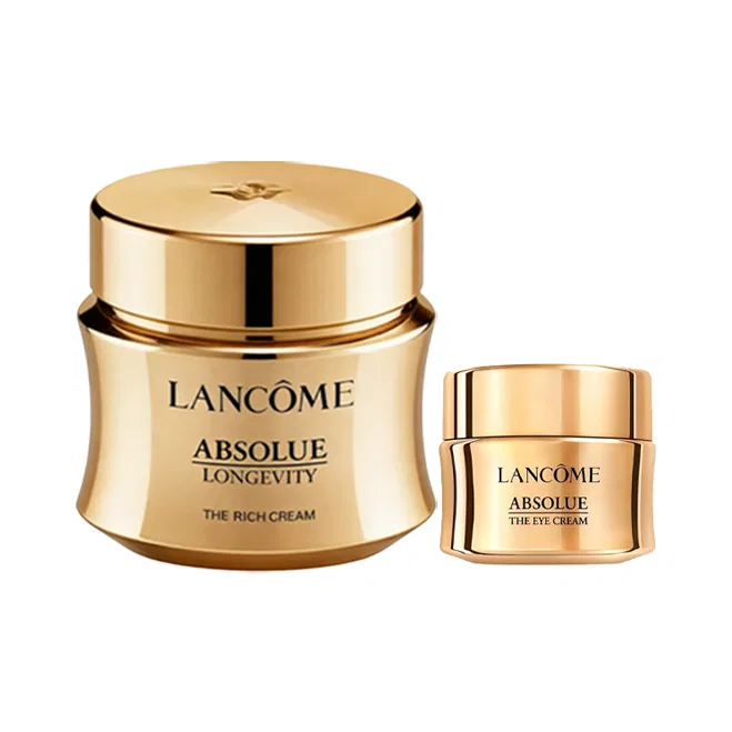 Набор косметики для лица Pure Eye Cream 20ml + Luxury Face Cream 60ml LANCOME, Black