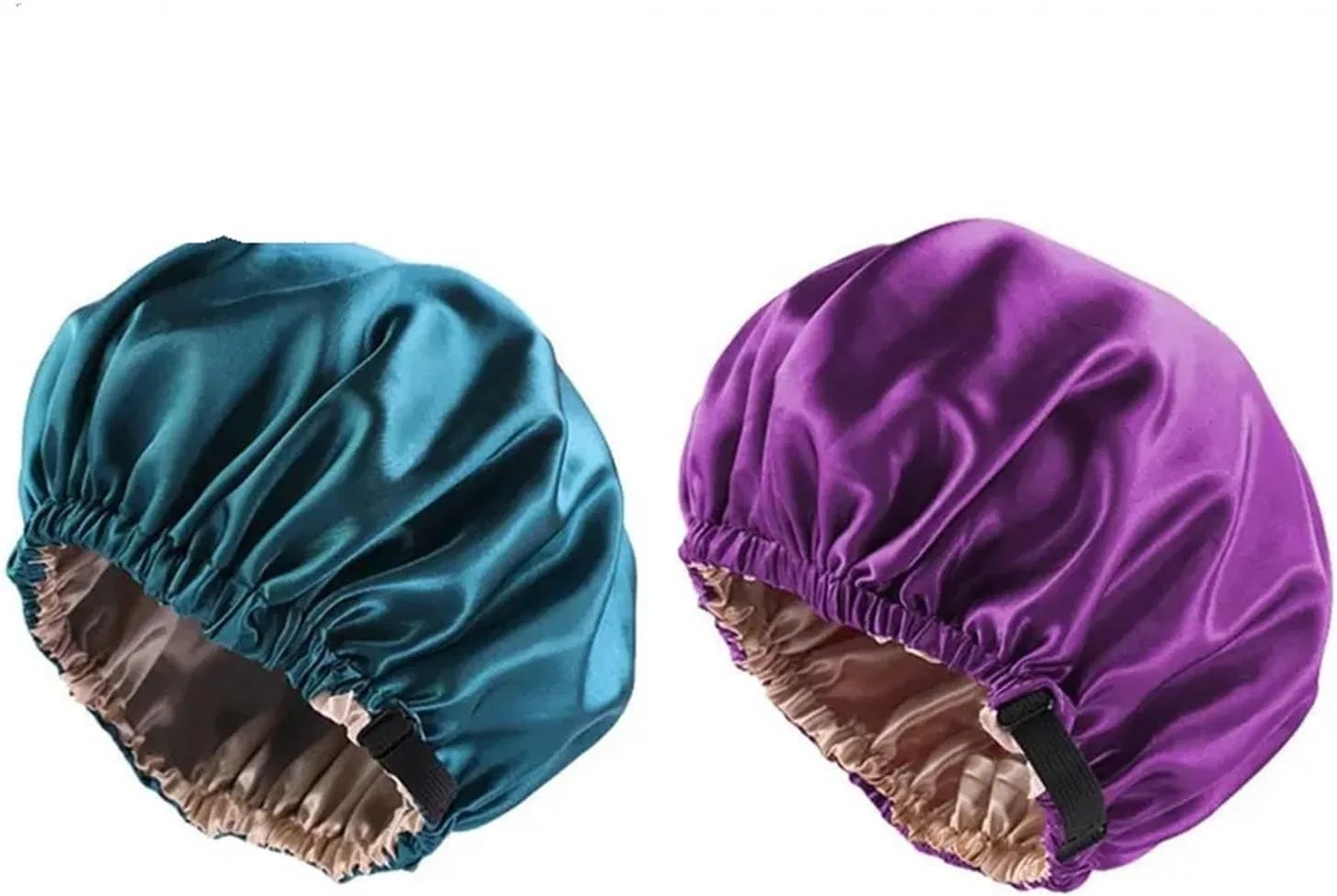 Шапочка для душа, 2 шт, HKYBCF, Green Purple