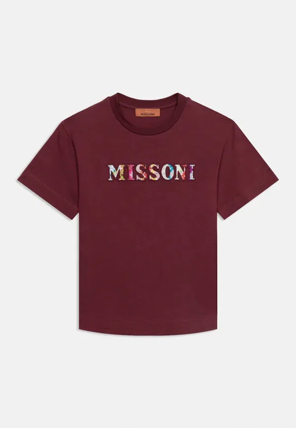 Футболка с принтом Missoni, сливовый — фото 3