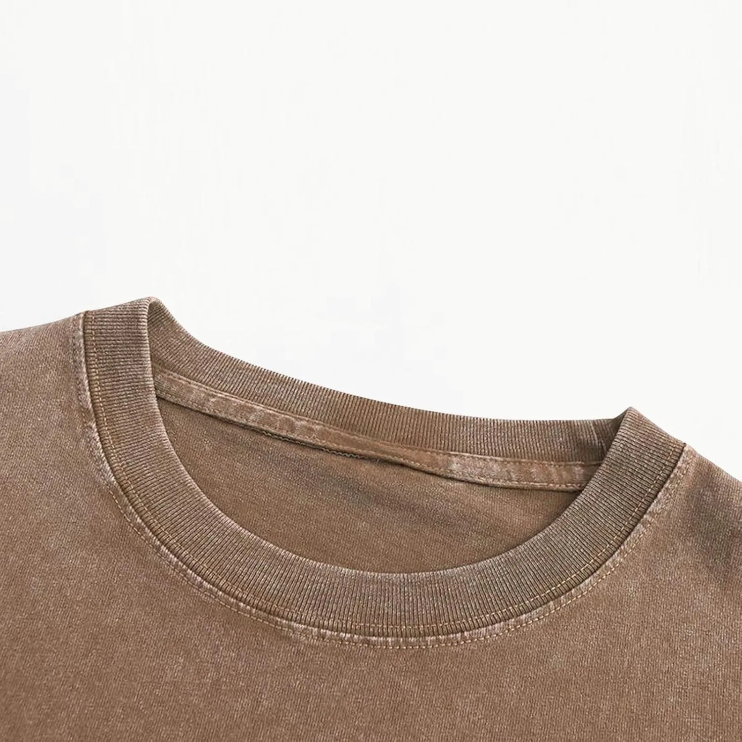 Мужская футболка свободного кроя Khaki — фото 4