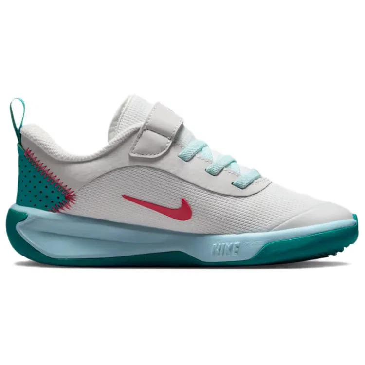 Детские тренировочные кроссовки Omni Multi Court Nike, Ecru/Vibrant/Tropical Pink/Glacier Blue — фото 3