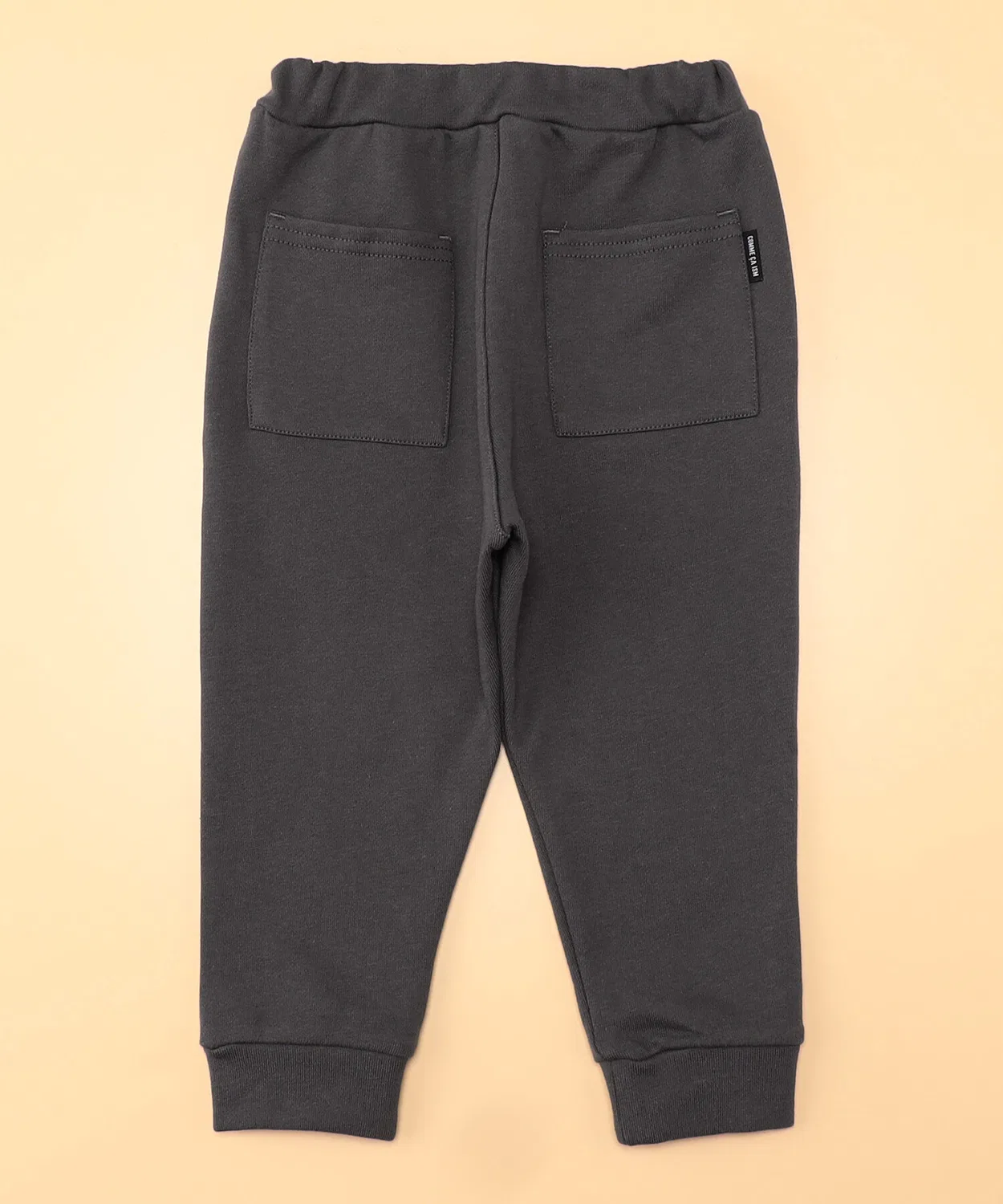 Детские спортивные штаны-джоггеры хлопковые COMME CA ISM, Charcoal — фото 2