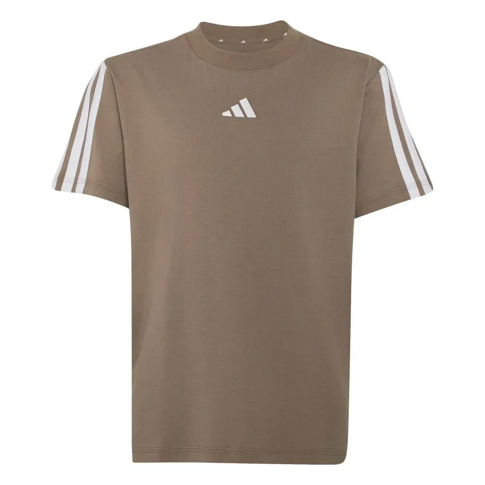 Футболка с коротким рукавом Essentials Adidas, коричневый