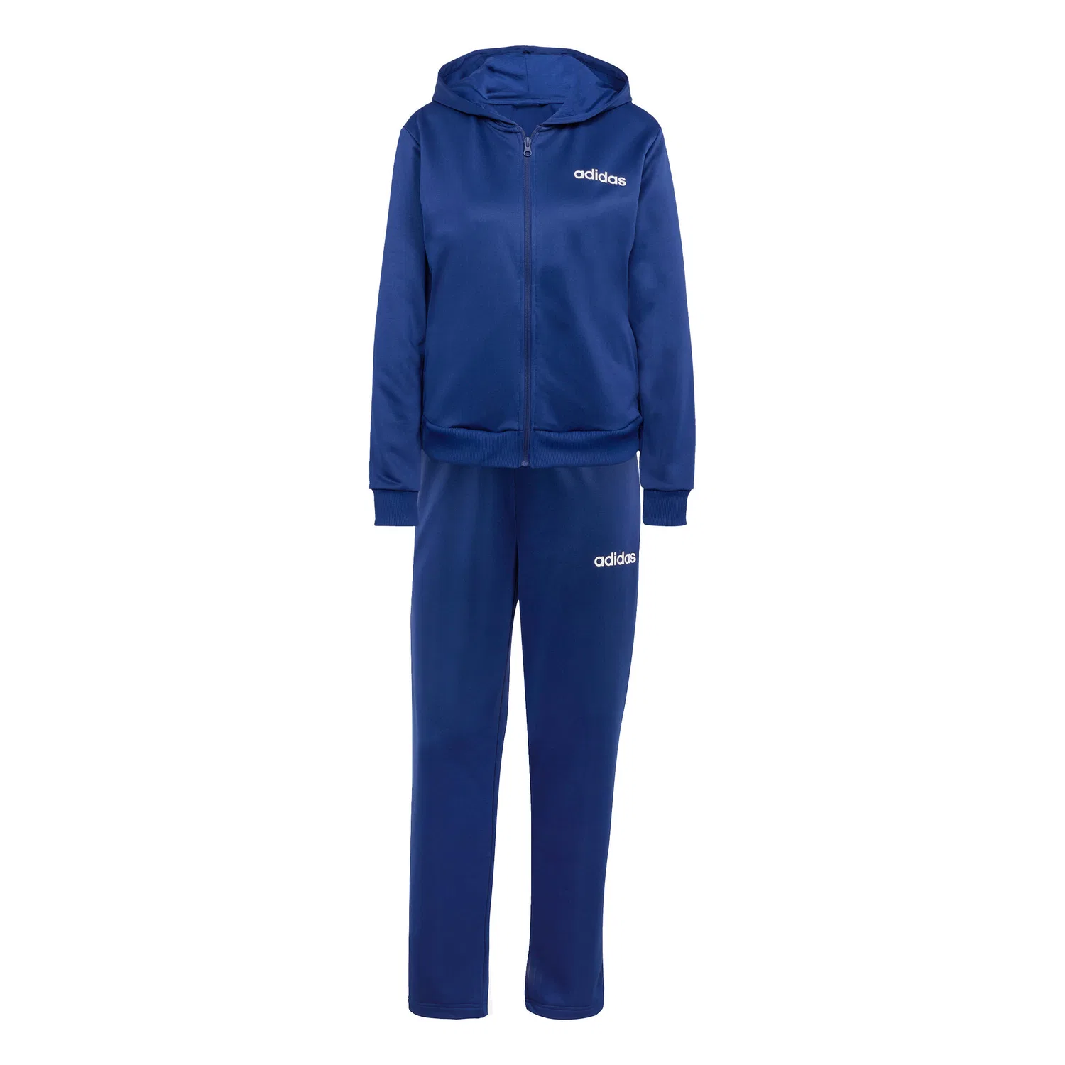 Женский спортивный костюм с капюшоном W LINEAR TS Adidas, Dunkelblau Navyblau — фото 2