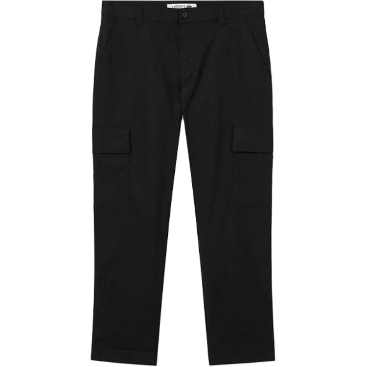 Мужские повседневные брюки с манжетами LACOSTE, Black