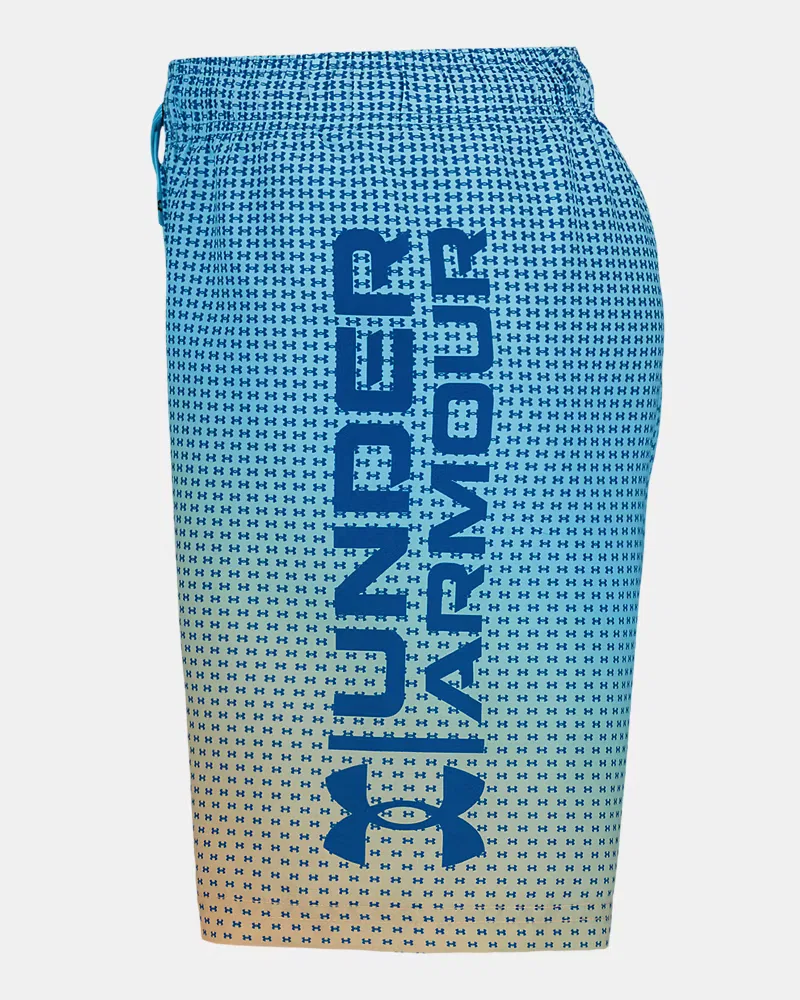 Плавки-шорты детские 15 см водоотталкивающие с UPF 50+ UA Gradient Logo UnderArmour, Varsity Blue — фото 4