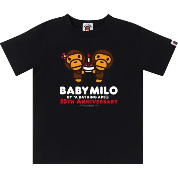 Футболка детская с круглым вырезом A BATHING APE, Black