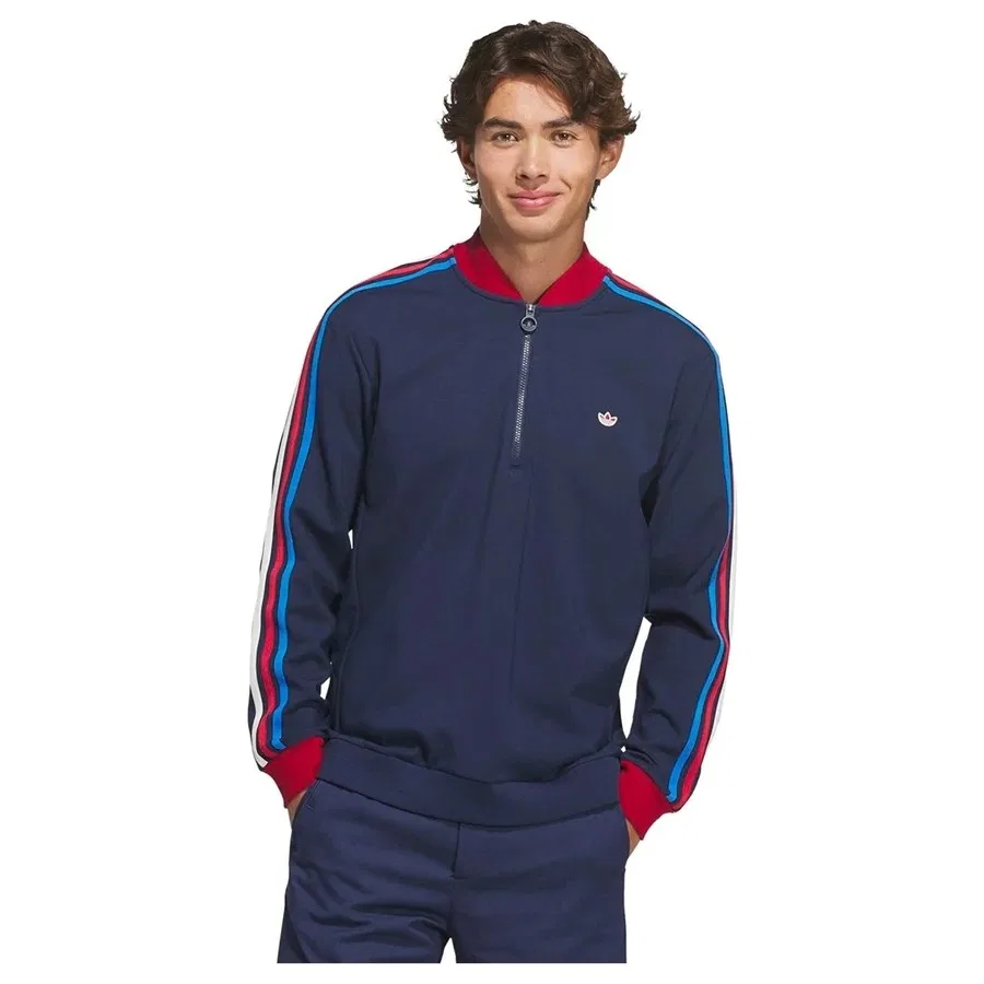 Спортивный свитшот с четверть-молнией F 3 Str 1/4 Zip adidas, Синий — фото 3