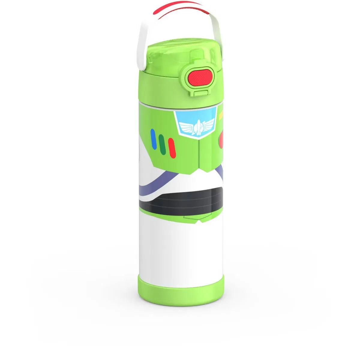 Детская бутылка для воды 0,47 л с трубочкой и термоизоляцией FUNtainer Thermos, Buzz — фото 4